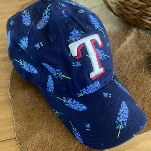 Texas rangers bluebonnet baseball cap